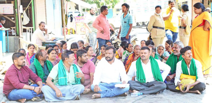 ರೈತ ಭವನದ ನಿವೇಶನ ರದ್ದು ಪಡಿಸದಂತೆ ಒತ್ತಾಯ