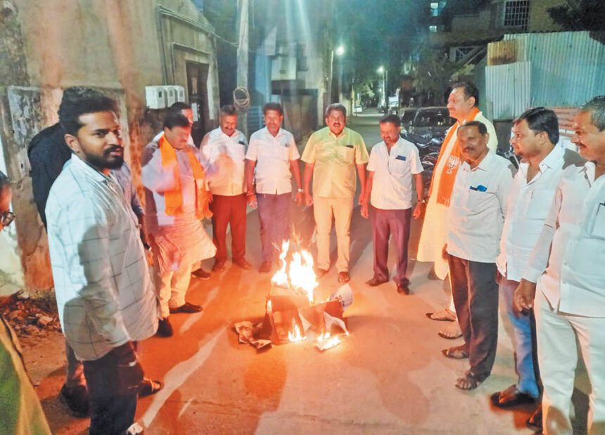 ಶೆಟ್ಟರ್ ನಡೆಗೆ ಬಿಜೆಪಿ ಖಂಡನೆ