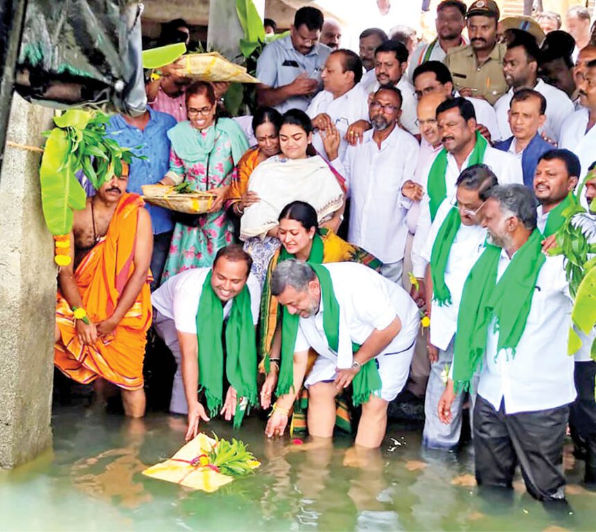 ಜಿಲ್ಲೆಯ ಜೀವನಾಡಿ ಭದ್ರೆಗೆ ಬಾಗಿನ