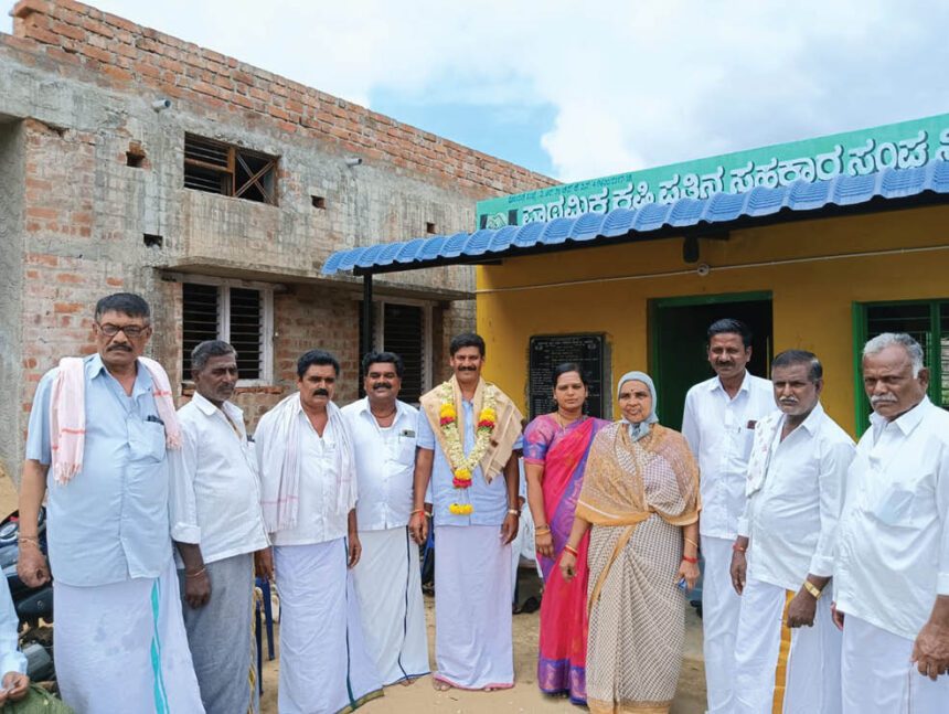 ತಣಿಗೆರೆ ಕೃಷಿ ಪತ್ತಿನ ಸಹಕಾರ ಸಂಘದ ಅಧ್ಯಕ್ಷರಾಗಿ ಮಾರುತಿ