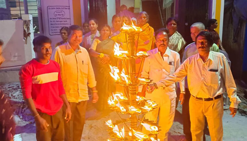 ಶ್ರೀ ಮಲ್ಲಿಕಾರ್ಜುನ, ಕಂಠಿದುರ್ಗಮ್ಮ  ದೇವಸ್ಥಾನದಲ್ಲಿ ಕಡೇ ಕಾರ್ತಿಕೋತ್ಸವ