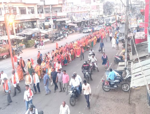 ಹರಿಹರದಲ್ಲಿ ಶ್ರೀ ರಾಮ ಮೂರ್ತಿ ಮೆರವಣಿಗೆ