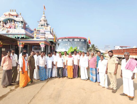 ಕೈದಾಳೆ- ಗಿರಿಯಾಪುರ ಗ್ರಾಮಕ್ಕೆ ಸಾರಿಗೆ ಬಸ್ ವ್ಯವಸ್ಥೆ ಸಚಿವರು, ಸಂಸದರಿಗೆ ಗ್ರಾಮಸ್ಥರ  ಅಭಿನಂದನೆ