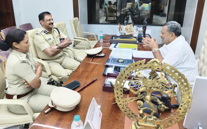 ಐಜಿಪಿಗೆ ಸಚಿವರ ಶುಭ ಕೋರಿಕೆ